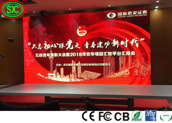 1100cd/m2 500mcd Display LED de alquiler de escenarios IECEE para eventos en vivoPantalla LED a todo color