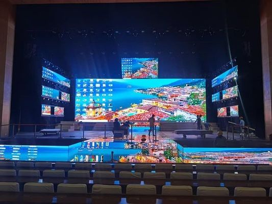 Pantalla LED de escenario de alquiler ultra delgada