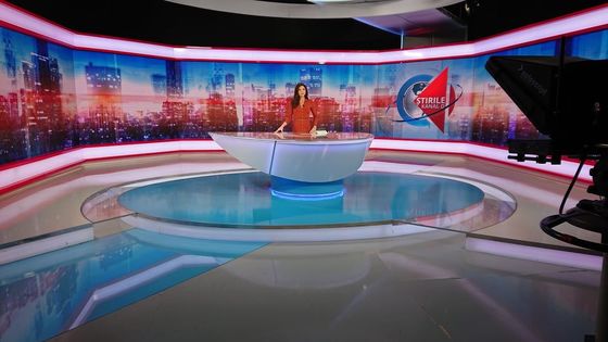 Interior P3.91 HD Instalación fija pantalla LED utilizada como pared de video de estudio de televisión de conferencias