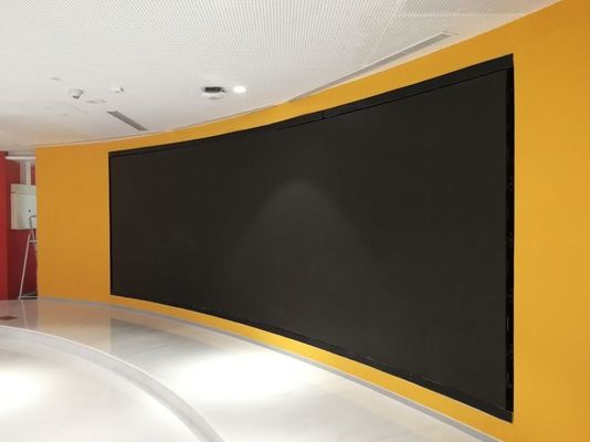 Interior P3.91 HD Instalación fija pantalla LED utilizada como pared de video de estudio de televisión de conferencias
