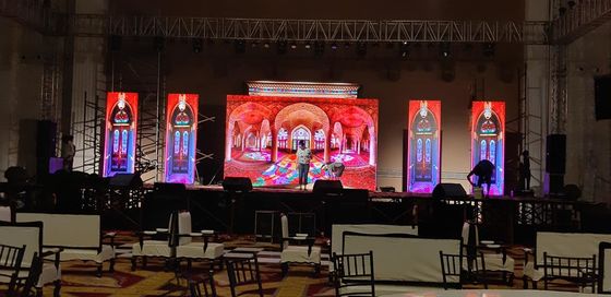 Concierto LED de fundición a presión pantalla de aluminio HD pantalla LED de escenario a todo color SMD2121