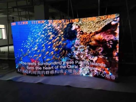 Buen precio pantalla de visualización de alquiler al aire libre video de fundición a presión a troquel del gabinete P4 P4.81 P3.91 LED de la pared 500x500m m LED del panel de aluminio de 500x500m m en línea