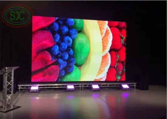Buen precio Exhibición de alquiler interior a todo color de HD P 4 LED para la sala de reunión en línea