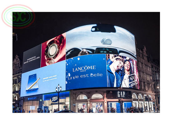 Pantalla de LED de pared 3D 4k gigante de exterior LED señal de LED P10 exterior LED para publicidad en los medios