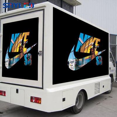 P6 para publicidad exterior Pantalla LED móvil Impermeable Vehículo/Van/Camión Cartel LED montado