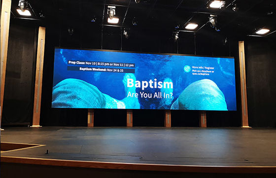 P3.91mm Pantalla LED de alquiler a todo color 6000cd/m2 Brillo