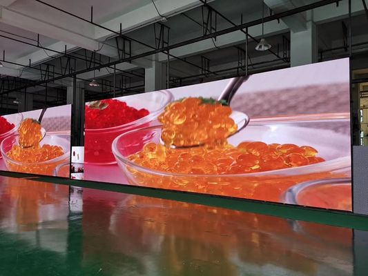 Tabla de visualización LED a todo color Video Wall HD P2.5 160.000 puntos Densidad física