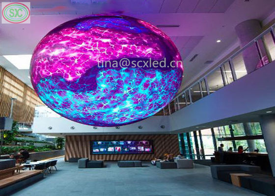320 * 160mm tamaño del módulo Esfera pantalla LED para centros comerciales y eventos de rendimiento