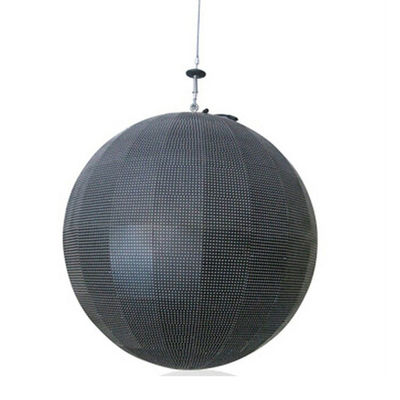 P3.91 360° Exterior Esfera de columna a todo color pantalla LED Edificio cartel