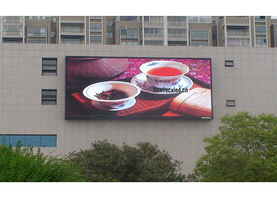 Instalación fija al aire libre Disposición de calor rápida Publicidad Cartelera P8 P10 Panel LED de control exterior Novastar