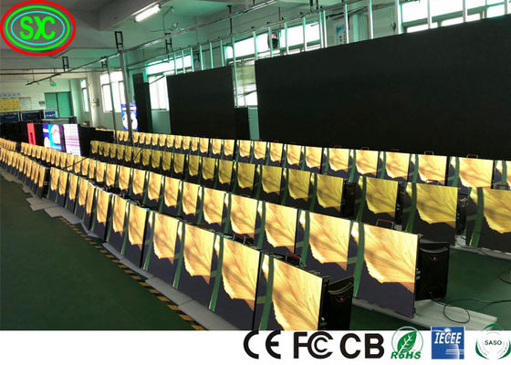Buen precio P1.875 P2 P2.5 alquiler de escenario de fondo hd gran pantalla de pantalla LED de pantalla LED panel de pared de video en línea