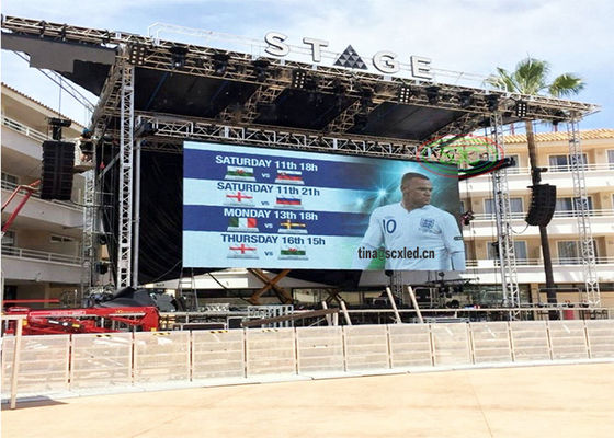 Alquiler de interiores P3.91 Pantalla de vídeo LED a todo color para el fondo del escenario