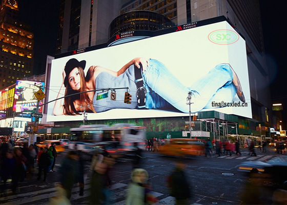 Exterior Alto brillo de color completo P10 Publicidad LED Pantalla de pantalla Tableros publicitarios