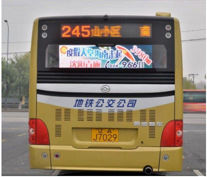 Pantalla de visualización LED de vídeo P5 para autobús con garantía de 3 años