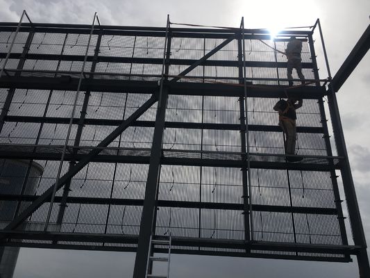 Pantalla LED transparente a todo color P3.91-7.82 1000x1000mm Pantalla de vidrio