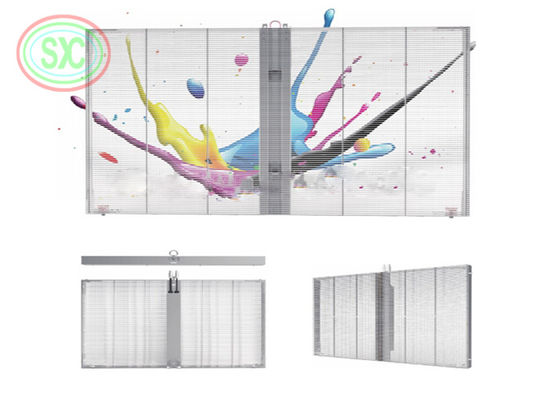 Pantalla LED transparente de aluminio para gabinete G7.82-7.82 para espectáculos