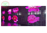 Exhibición transparente a todo color P3.91 de la cortina de SMD LED para la publicidad de ventana