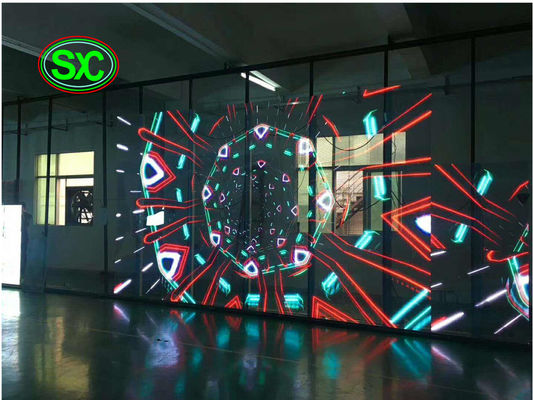 SMD 2121 Panel LED transparente Pantalla LED transparente Chip Epistar Alta visibilidad