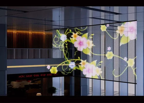 SMD 2121 Panel LED transparente Pantalla LED transparente Chip Epistar Alta visibilidad