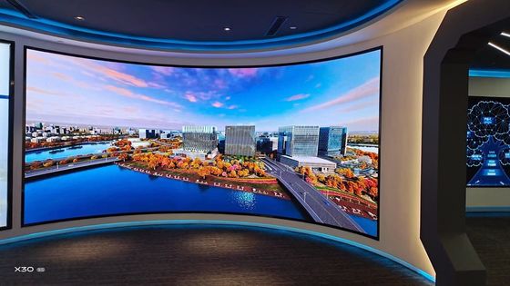 Módulo de pantalla LED de cortina de video flexible P4 de 4 mm a todo color