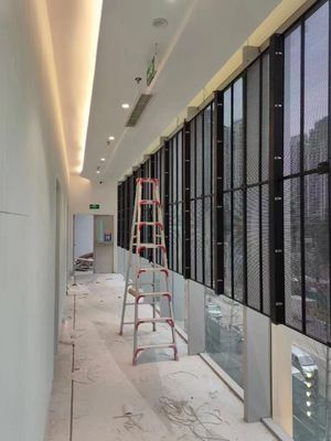 Color completo P3.91mm-7.82mm Panel de pantalla LED transparente Alto brillo