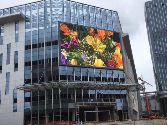 P6 de exterior de color completo de alto brillo Frente abierto Publicidad comercial pantalla LED cartelera