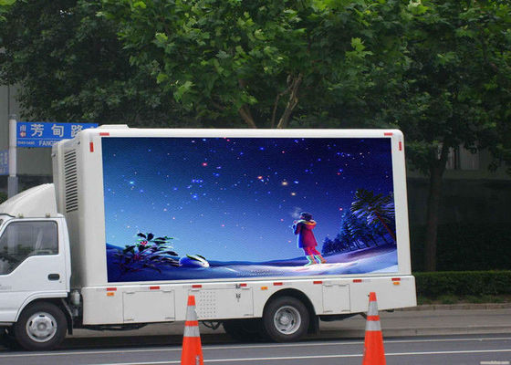 IP65 Video Digital Truck montado en pantalla LED de color completo 10 mm Pitch de píxeles