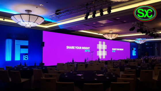 HD Full Color SMD LED Screen Panel de aluminio fundido de escenario de fondo de color completo 256mm X 128mm Tamaño del módulo