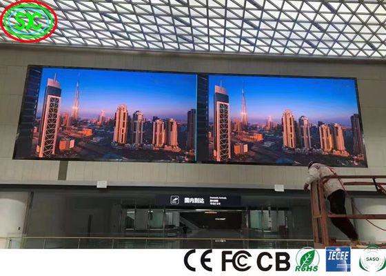 Display HD a todo color en interiores P2 P2.5 P3 P4 Alta resolución Instalación fija Led Video Paneles de pared LED pantalla de fondo del escenario