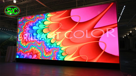 P10 Alquiler de pantallas LED de escenario a todo color con control remoto, alta resolución