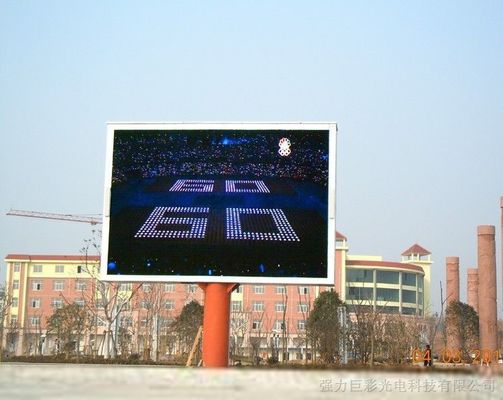 Display LED de color completo exterior personalizable para publicidad con ajuste de brillo y ajustes de color para una pantalla óptima