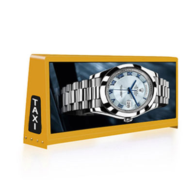 Display LED de doble cara P5 de publicidad de techo de automóvil, cartel de taxi, pantalla LED superior
