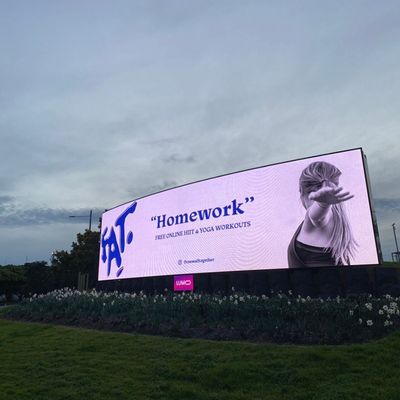 Pantalla LED p8 a todo color exterior para publicidad y eventos perfecta para centros comerciales