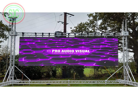 P10 10 mm SMD LED Stadium Display IP65 a prueba de agua 600W/m2