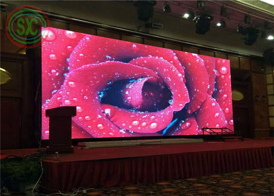 P10 Alquiler de pantallas LED de escenario a todo color con control remoto, alta resolución