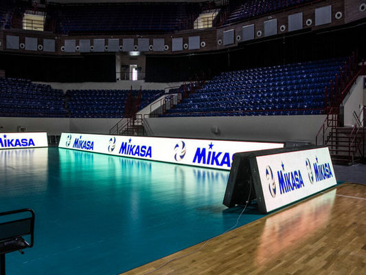 SMD P10 Perímetro del estadio deportivo pantalla LED carteleras publicitarias comerciales