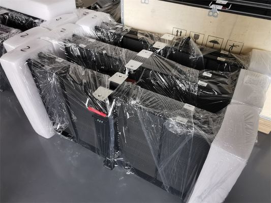 Centro comercial Moda de color completo P3.91-7.82 Pantalla de cortina de vidrio de pantalla LED transparente