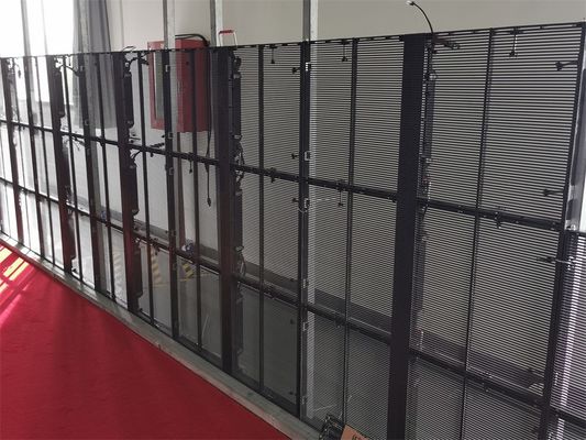 G3.91-7.82 Pantalla de ahorro de energía LED transparente a todo color para interiores 500 mm X 1000 mm Caja