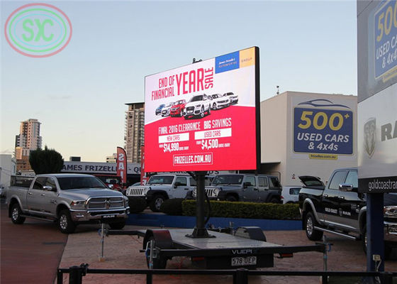 Buen precio La pantalla LED Epistar del remolque de P6 SMD3535 salta 6500cd/M2 para la publicidad movible en línea