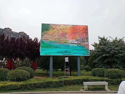 Pantalla LED a todo color exterior P5 P6 P8 P10 Servicio trasero Personalizado Cartel publicitario fijo