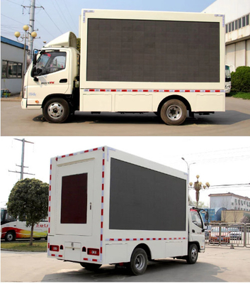 Pantalla LED a todo color para exteriores a prueba de agua Panel de video de camión de publicidad de cartelería móvil