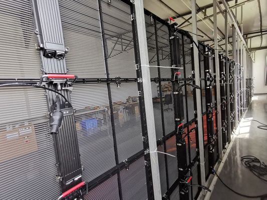 P3.91 Pantalla de LED transparente 100000h Duración de vida 1920-3840Hz