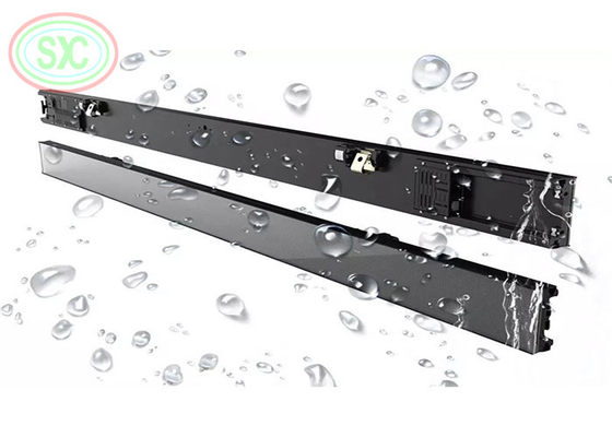 Exquisita señal de LED de pequeño tamaño de píxeles X1.876 estante de pantalla LED LED tira para tiendas o supermercados