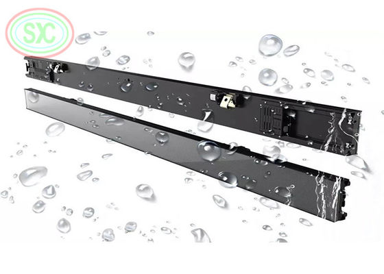 Pantalla LED de estante P1.875 a todo color de paso fino 900x60mm 800cd/m² Pantalla interior