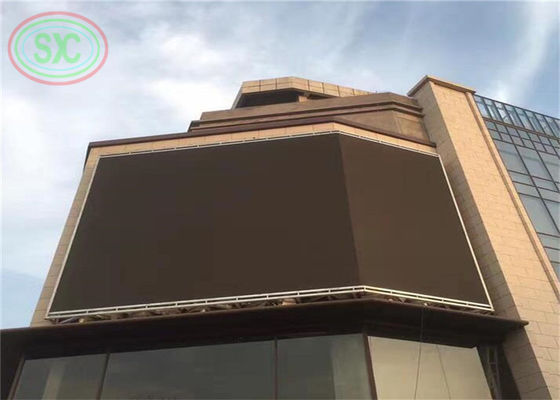 Buen precio Instalación fija de P 6 LED de la cartelera del panel de acero simple al aire libre a todo color del hierro en la pared en línea