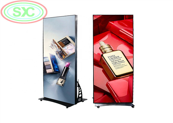 1/32 escanear pantalla LED de piso de pie P2.5 interior cartel pantalla LED 640 * 1280mm