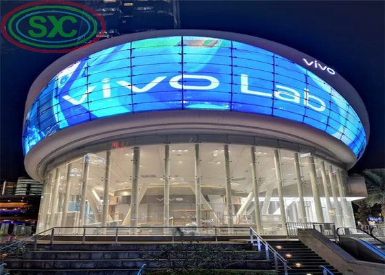 Indicador LED transparente de alto brillo G3.91-7.82 Display LED 1000*500mm de aluminio fundido a presión