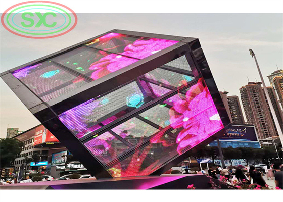 Indicador LED transparente de alto brillo G3.91-7.82 Display LED 1000*500mm de aluminio fundido a presión