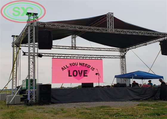 Escenario de fondo pantalla LED exterior LED mostrar todo el equipo ensamblar fácil