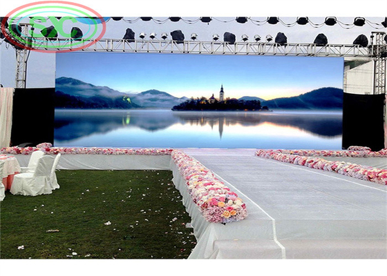 Display de vídeo LED SMD1921 62500 puntos/M2 Pantalla LED a todo color 1/16S Modo de conducción